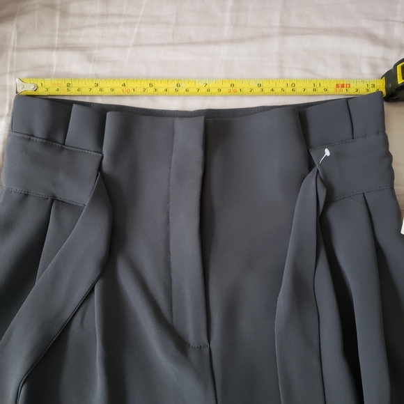 NWT H&M Crop Wide Leg Pants Dark Grey - Picture 15 of 16